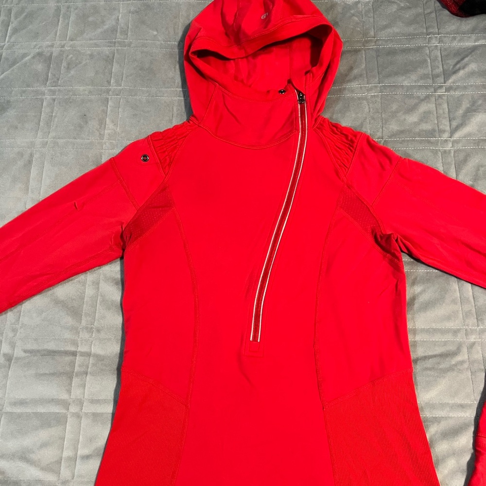 Lululemon running warm heart running top❤️